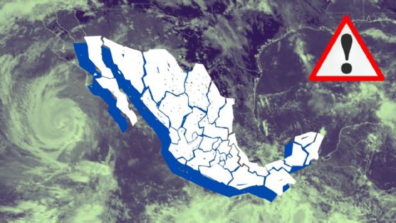 Foto de: Huracán Polo ALERTA a estos 8 estados por LLUVIAS INTENSAS este lunes 28 de septiembre
