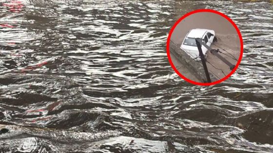 Ecatepec bajo el agua: lluvias provocan fuertes corrientes en calles y avenidas, hay autos varados e inundaciones
