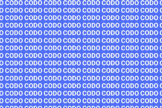 Sólo una mente muy inteligente puede encontrar la palabra 'COCO' en tiempo récord