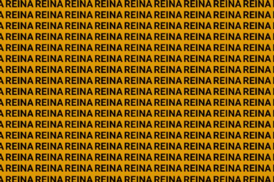 Sólo una mente brillante puede encontrar la palabra 'RUINA’ en menos de 5 segundos